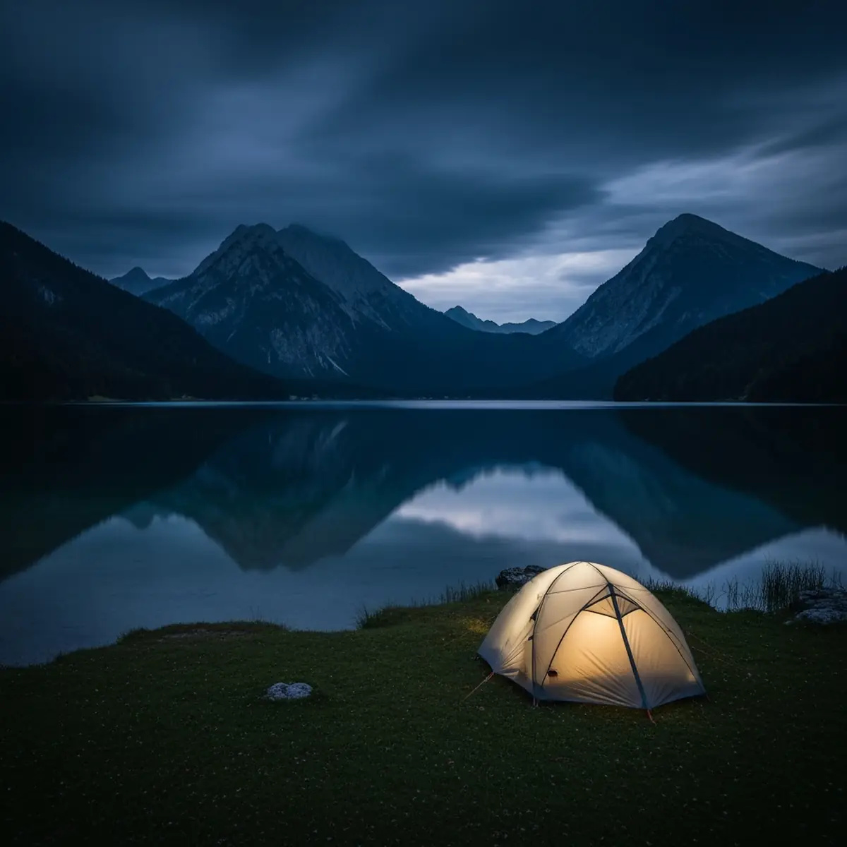 Camping im Allgäu: Berge, Seen, Regentipps und ein Krimiabend wie auf der Hütte