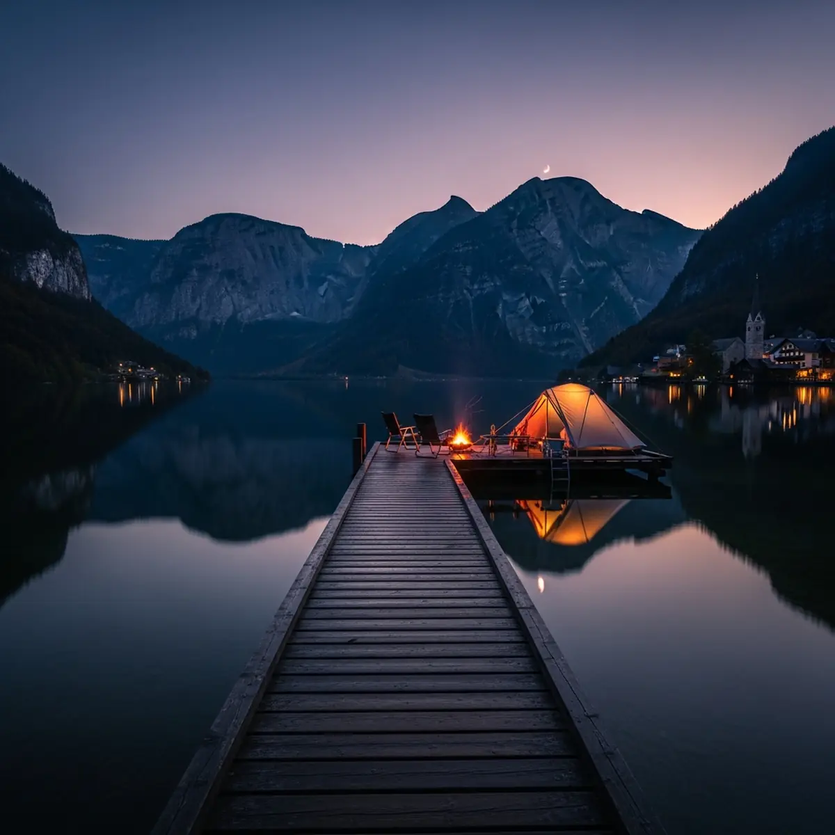 Camping in Österreich: Salzkammergut, Bergseen und atmosphärische Abende